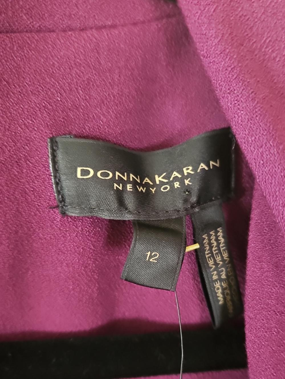 Donna Karan New York Belted Dress, Size 12. NWT - Picture 3 of 13